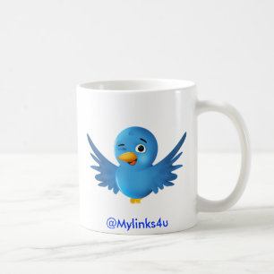 Twitter-Kaffeetasse Tasse