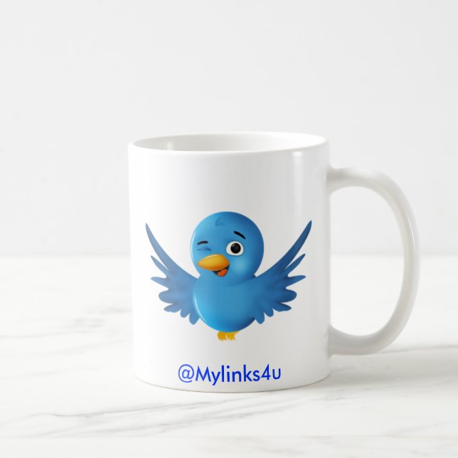 Twitter-Kaffeetasse Tasse (Rechts)