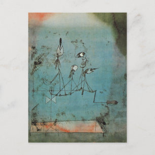 Twitter-Maschine Postkarte