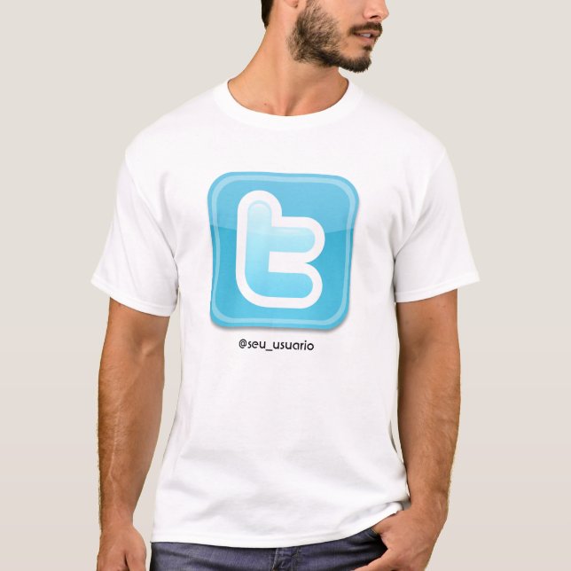 twitter, @seu_usuario T-Shirt (Vorderseite)