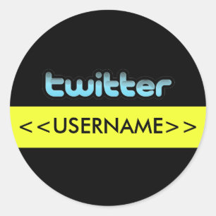 Twitter tweeten Twit Aufkleber
