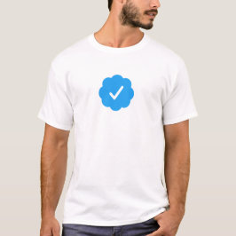 Twitter überprüftes Abzeichen T-Shirt
