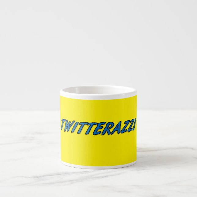 TWITTERAZZI-Tasse Espressotasse (Vorderseite)