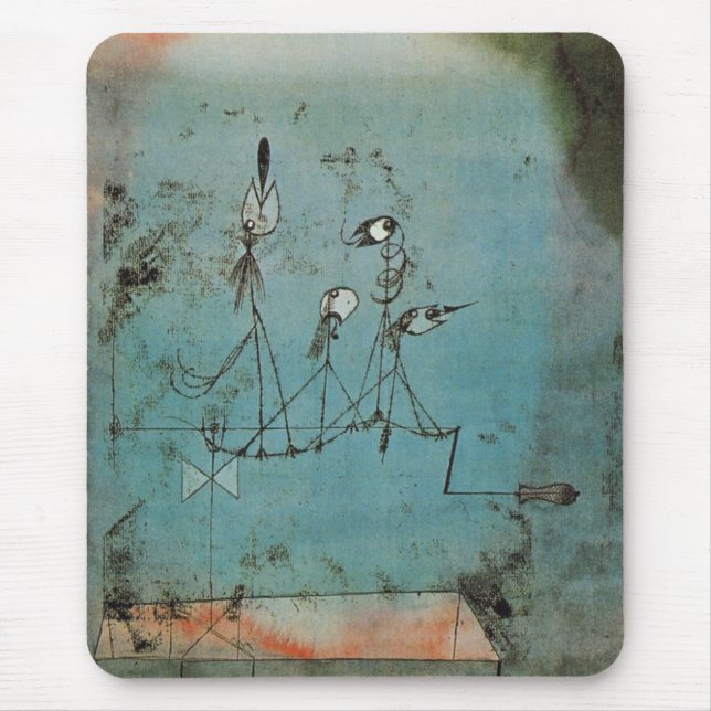 Twittering Maschine Mousepad (Vorne)