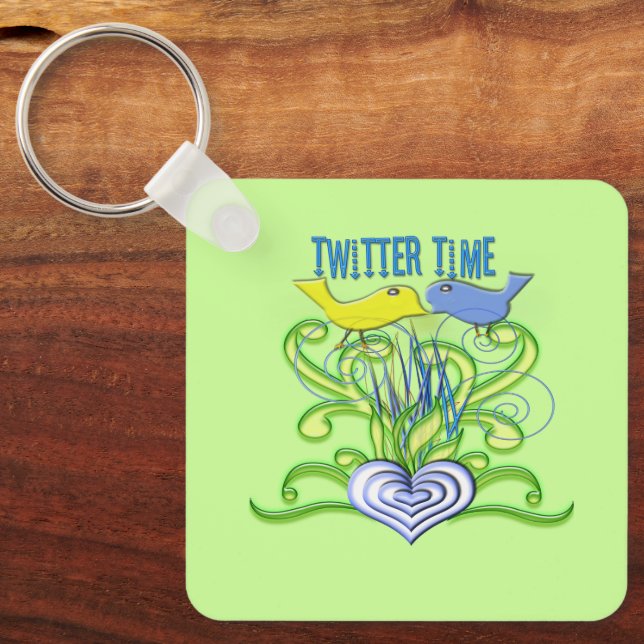 TwitterTime Schlüsselanhänger (Vorderseite)