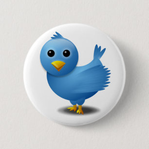 Twittervogel Button