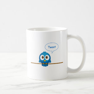 Twittervogel Kaffeetasse