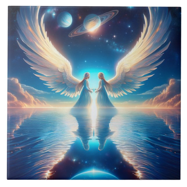 Two Angels Fliese (Vorderseite)