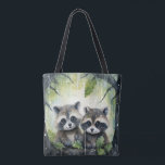 Two Baby Raccoons in the Rain<br><div class="desc">Two Baby Raccoons in the Rain</div>