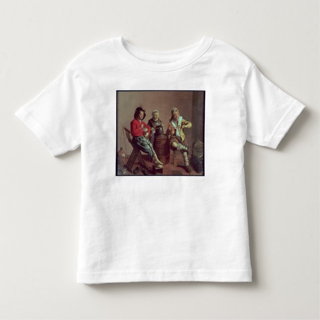 Two Boys und eine Girl Making Music, 1629 Kleinkind T-shirt (Vorderseite)