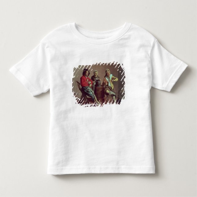 Two Boys und eine Girl Making Music, 1629 Kleinkind T-shirt (Vorderseite)