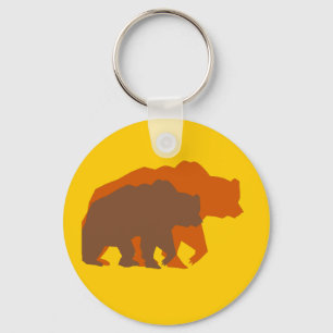 Two Brown Bears Keychain Schlüsselanhänger