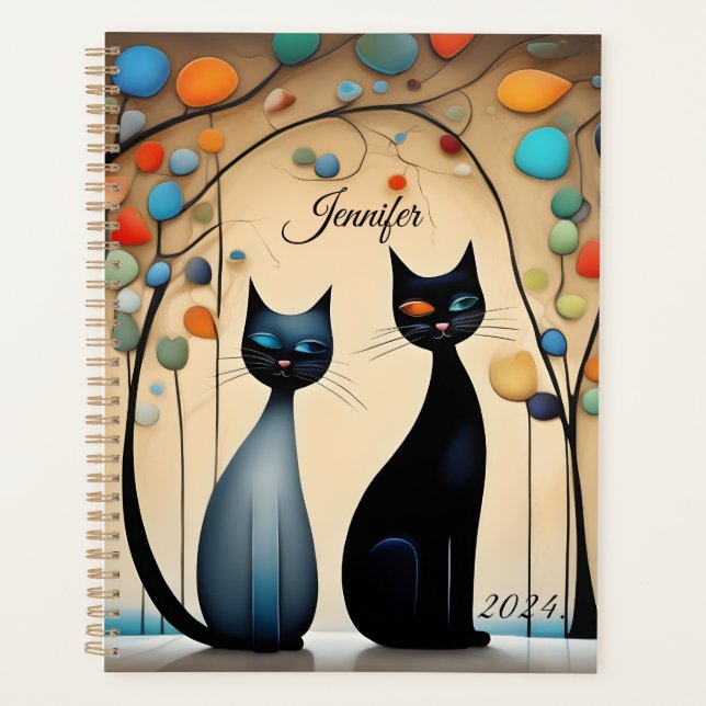  Two Charming Cats Planer (Vorderseite)