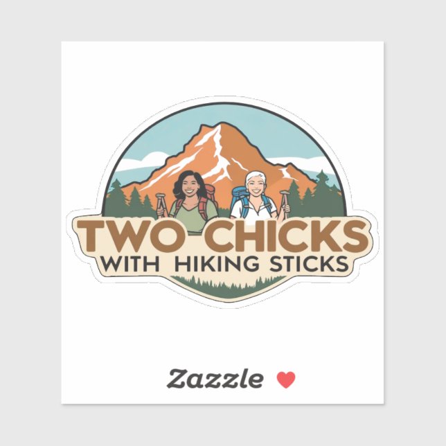 Two Chicks Sticker (Matt) (Blatt)