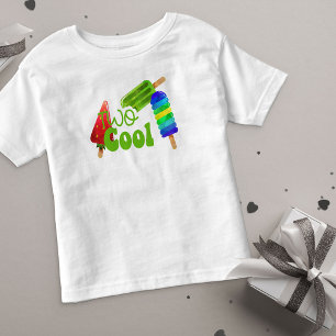 Two Cool Boys 2. Geburtstag Eis am Stiel Kleinkind T-shirt