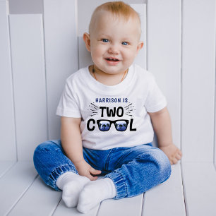 Two Cool Boys 2. Geburtstag Kleinkind T-shirt