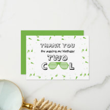 TWO Cool Sunglass 2. Geburtstagsfeier Papier-Telle