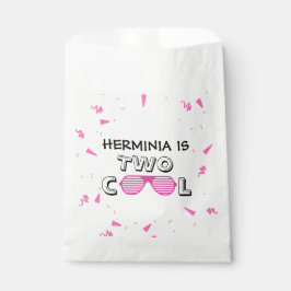 TWO Cool Sunglass 2nd Birthday Party Paper Plates Geschenktütchen