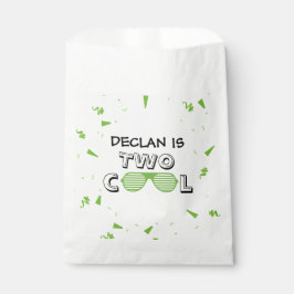 TWO Cool Sunglass 2nd Birthday Party Paper Plates Geschenktütchen