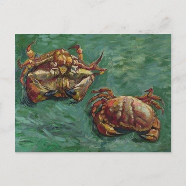 Two Crabs (F606) Van Gogh Fine Art Postkarte (Vorderseite)