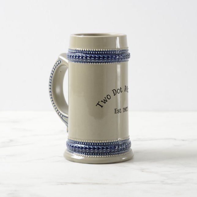 Two Dot Montana Beer Stein Bierglas (Vorderseite Links)