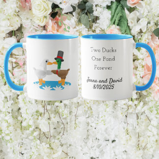 Two Ducks, One Pond, Forever Tasse