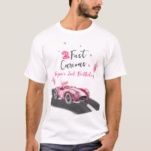 Two Fast Curious Geburtstag Eltern T-Shirt