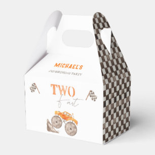 TWO Fast Monster Truck Birthday Favor Box Geschenkschachtel