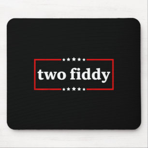Two Fiddy Lustiger Meme Vintage Abgenutzt Humor Mousepad