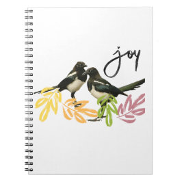 "Two for Joy" - Zwei Magien mit Blumenakzent Notizblock