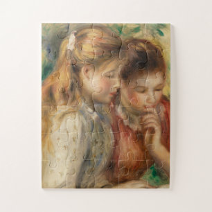 Two Girls Reading - Renoir Impressionist Malerei Puzzle