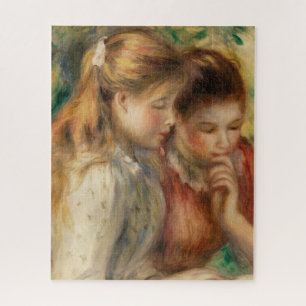 Two Girls Reading - Renoir Impressionist Malerei Puzzle