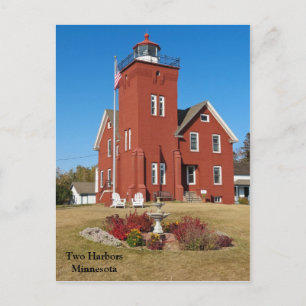 Two Harbors Lighthouse.jpg Postkarte