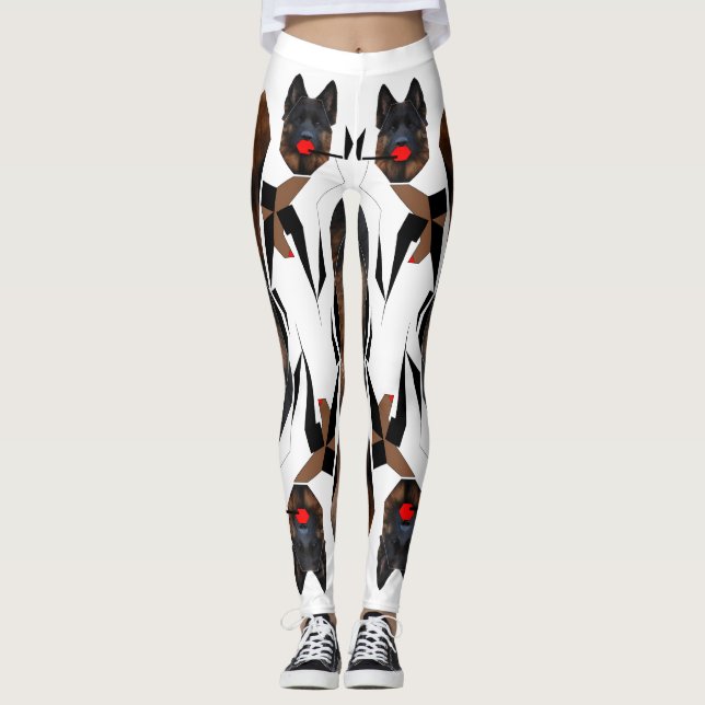 Two_head_Dogs Leggings (Vorderseite)