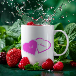 Two Hearts As One Combo-Mug Tasse