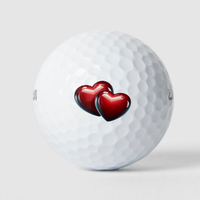 Two Hearts Golf Balls Golfball (Vorderseite)