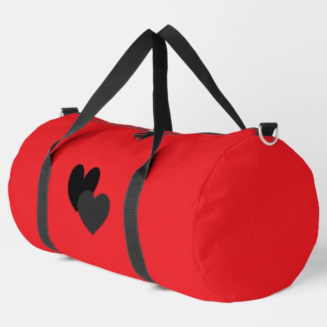 Two Hearts Large Duffle Bag (Linke Ecke)