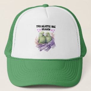 Two+Hearts+One+Branch+Hat Truckerkappe