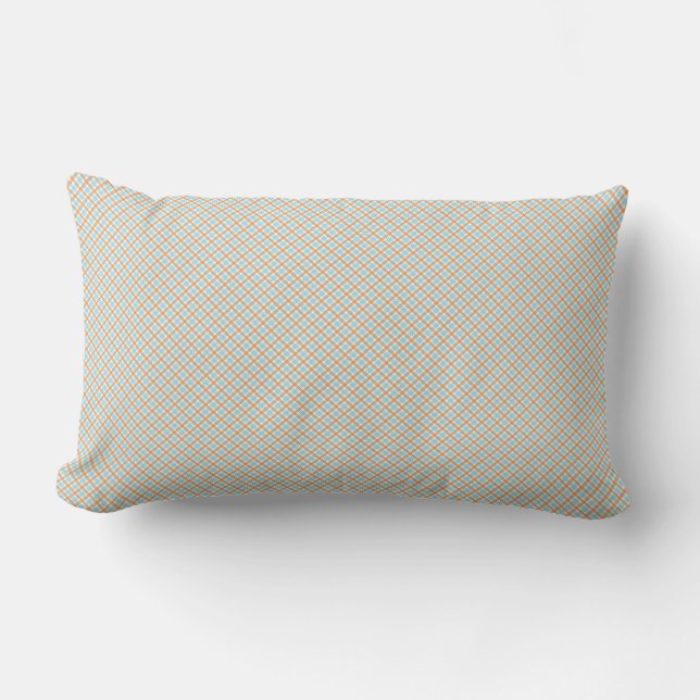Two images of a rectangular pillow with a subtle  lendenkissen (Vorderseite)