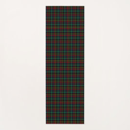 Two images show a tartan pattern on white cards yogamatte