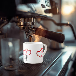 Two In Love Espresso Mug Espressotasse