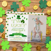 Two Lucky St. Patrick's Day 2. Geburtstag Real