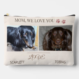 Two Paws Carry Love to Mom Zubehörtasche