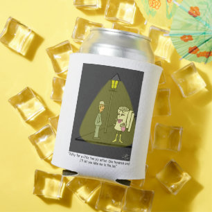 Two Ply Funny Cartoon Poster Dosenkühler