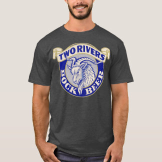 Two Rivers Bock Bier Retro Stillgelegt Breweriana T-Shirt