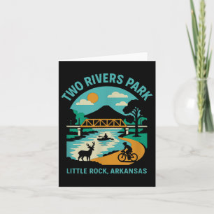 Two Rivers Park in Little Rock, Arkansas, Brücke V Karte