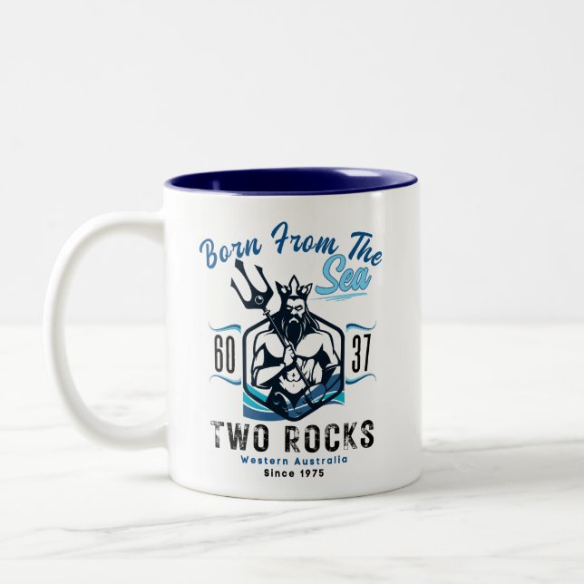 Two Rocks Classic Tasse, 11 oz Zweifarbige Tasse (Links)