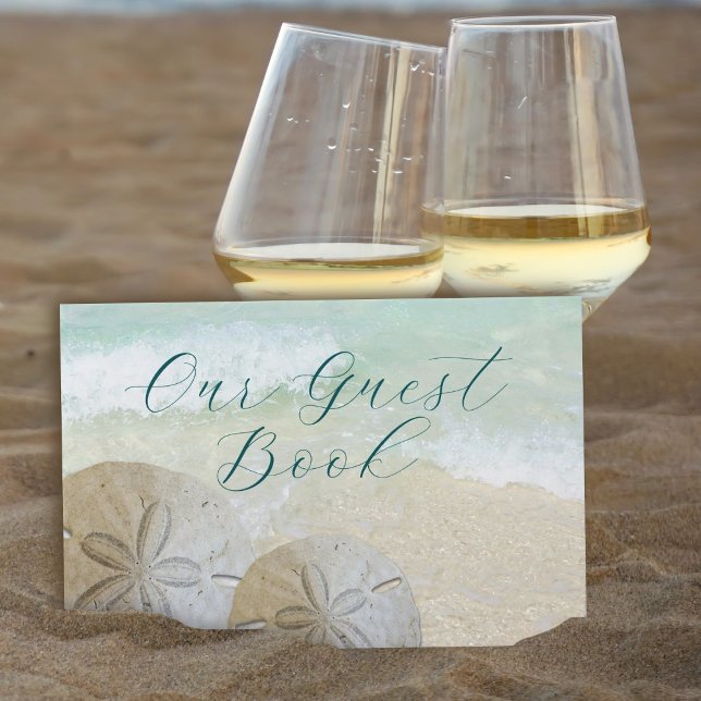 Two Sand Dollars Wedding Guest Book Gästebuch (Von Creator hochgeladen)
