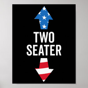 Two Seater Usa 4. Juli 2024 White Trash Party Att Poster