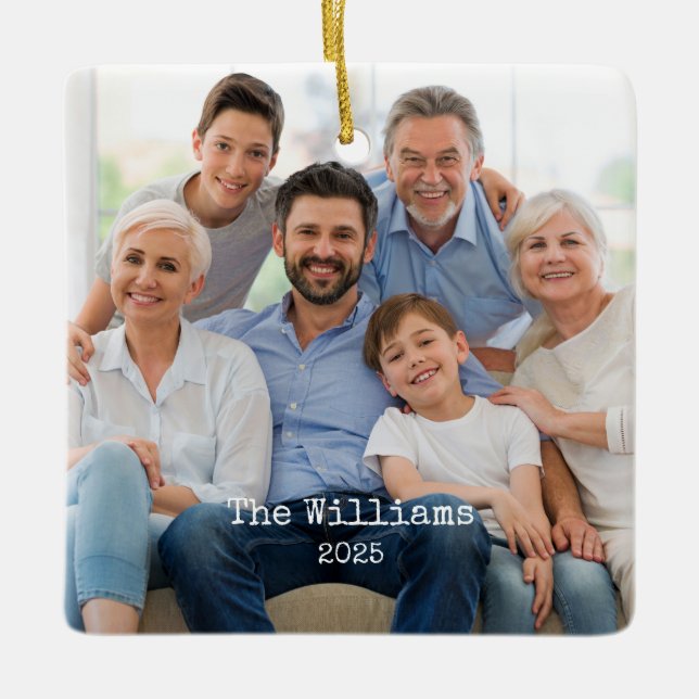 Two Sided Photo Ornament (Vorderseite)